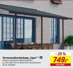 toom Baumarkt Terrassenüberdachung „Capri“ Angebot