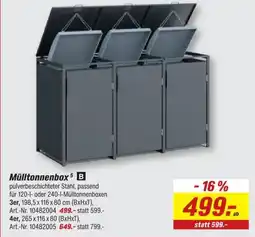 toom Baumarkt Mülltonnenbox B Angebot