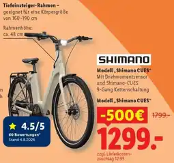 Lidl SHIMANO Modell „Shimano CUES“ Angebot
