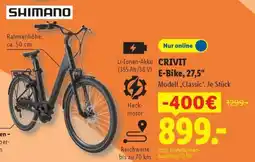 Lidl CRIVIT E-Bike, 27,5" Angebot
