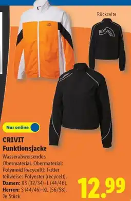 Lidl CRIVIT Funktionsjacke Angebot