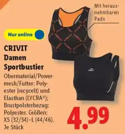 Lidl CRIVIT Damen Sportbustier Angebot