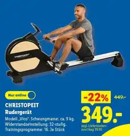 Lidl CHRISTOPEIT Rudergerät Angebot
