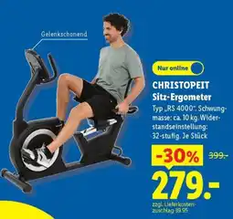 Lidl CHRISTOPEIT Sitz-Ergometer Angebot