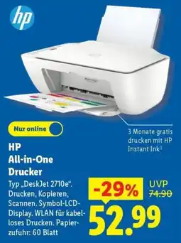 Lidl HP All-in-One Drucker Angebot