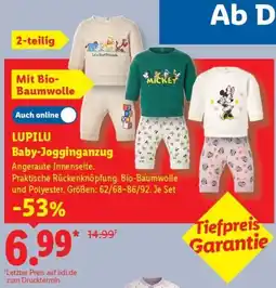 Lidl LUPILU Baby-Jogginganzug Angebot
