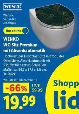 Lidl WENKO WC-Sitz Premium mit Absenkautomatik Angebot