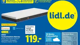 Lidl Emma Taschenfederkern-Matratze Angebot
