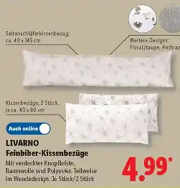 Lidl LIVARNO Feinbiber-Kissenbezüge Angebot