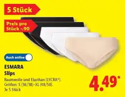 Lidl ESMARA Slips Angebot