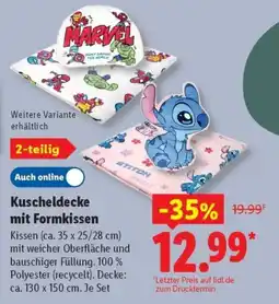Lidl Kuscheldecke mit Formkissen Angebot
