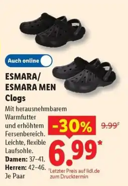 Lidl ESMARA/ESMARA MEN Clogs Angebot