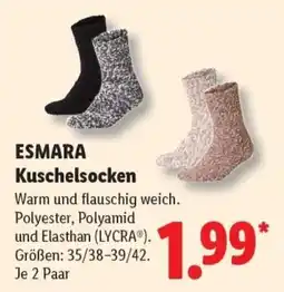 Lidl ESMARA Kuschelsocken Angebot