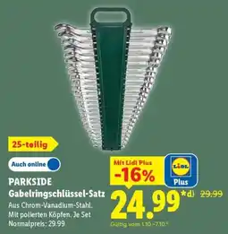 Lidl PARKSIDE Gabelringschlüssel-Satz Angebot