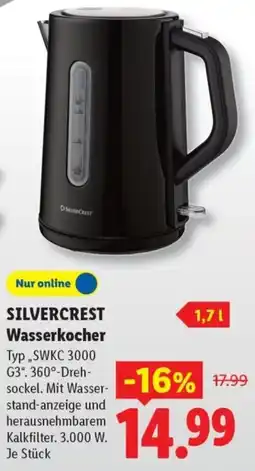 Lidl SILVERCREST Wasserkocher Angebot