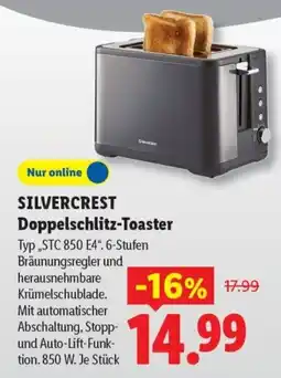 Lidl SILVERCREST Doppelschlitz-Toaster Angebot