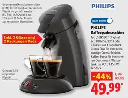 Lidl PHILIPS Kaffeepadmaschine Angebot
