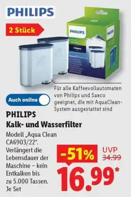 Lidl PHILIPS Kalk- und Wasserfilter Angebot