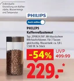 Lidl PHILIPS Kaffeevollautomat Angebot