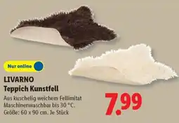 Lidl LIVARNO Teppich Kunstfell Angebot