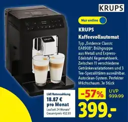 Lidl KRUPS Kaffeevollautomat Angebot
