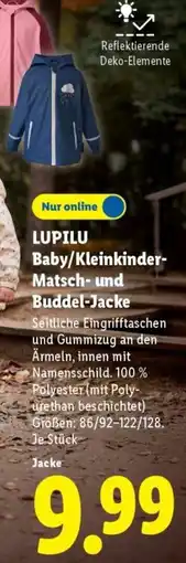 Lidl LUPILU Baby/Kleinkinder-Matsch- und Buddel-Jacke Angebot