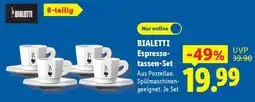 Lidl BIALETTI Espresso-tassen-Set Angebot