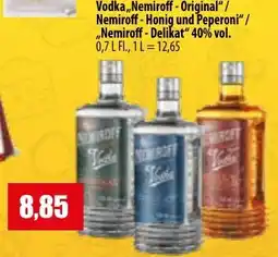Mix Markt Vodka Nemiroff Angebot