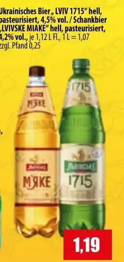 Mix Markt Ukrainisches Bier, LVIV 1715 Angebot