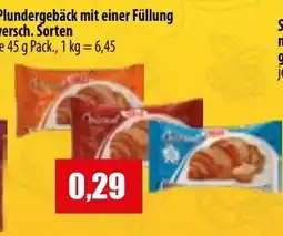 Mix Markt Plundergebäck mit einer Füllung Angebot