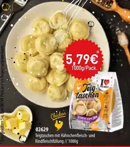 Mix Markt Teigtaschen mit Hähnchenfleisch- und Rindfleischfüllung Angebot
