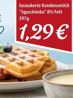 Mix Markt Gezuckerte Kondensmilch "Sguschönka" Angebot