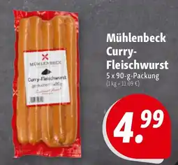 Nah & Frisch Mühlenbeck Curry-Fleischwurst Angebot