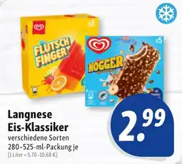 Nah & Frisch Langnese Eis-Klassiker Angebot