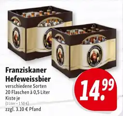 Nah & Frisch Franziskaner Hefeweissbier Angebot