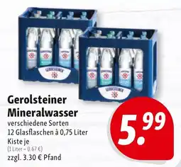 Nah & Frisch Gerolsteiner Mineralwasser Angebot
