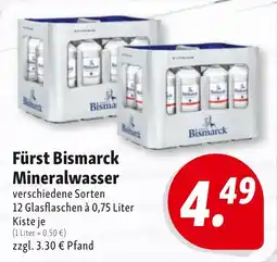 Nah & Frisch Fürst Bismarck Mineralwasser Angebot