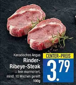 Marktkauf Kanadisches Angus Rinder Ribeye Steak 100g Angebot