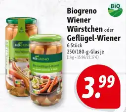 Nah & Frisch Biogreno Wiener Würstchen Angebot