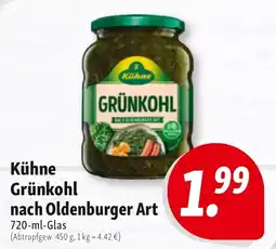 Nah & Frisch Kühne Grünkohl nach Oldenburger Art Angebot
