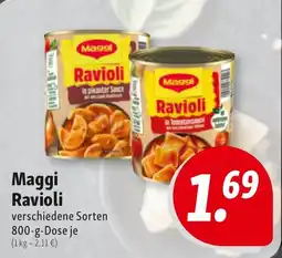 Nah & Frisch Maggi Ravioli Angebot