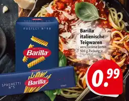 Nah & Frisch Barilla italienische Teigwaren Angebot