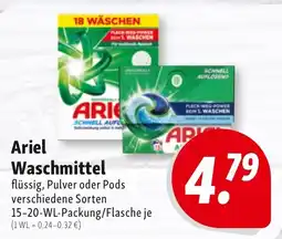 Nah & Frisch Ariel Waschmittel Angebot