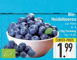 E-Center Bio-Heidelbeeren Angebot