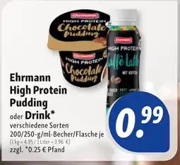 Nah & Frisch Ehrmann High Protein Pudding Angebot