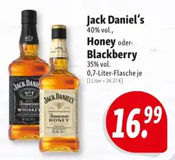 Nah & Frisch Jack Daniel's Tennessee Honey Angebot