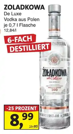 Lösch Depot ZOLADKOWA De Luxe Vodka Angebot