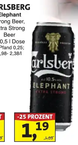 Lösch Depot Carlsberg Elephant Extra Strong Beer Angebot