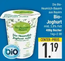 E-Center Bio-Joghurt Angebot