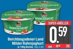 E-Center Berchtesgadener Land Milder Rahmjoghurt Angebot